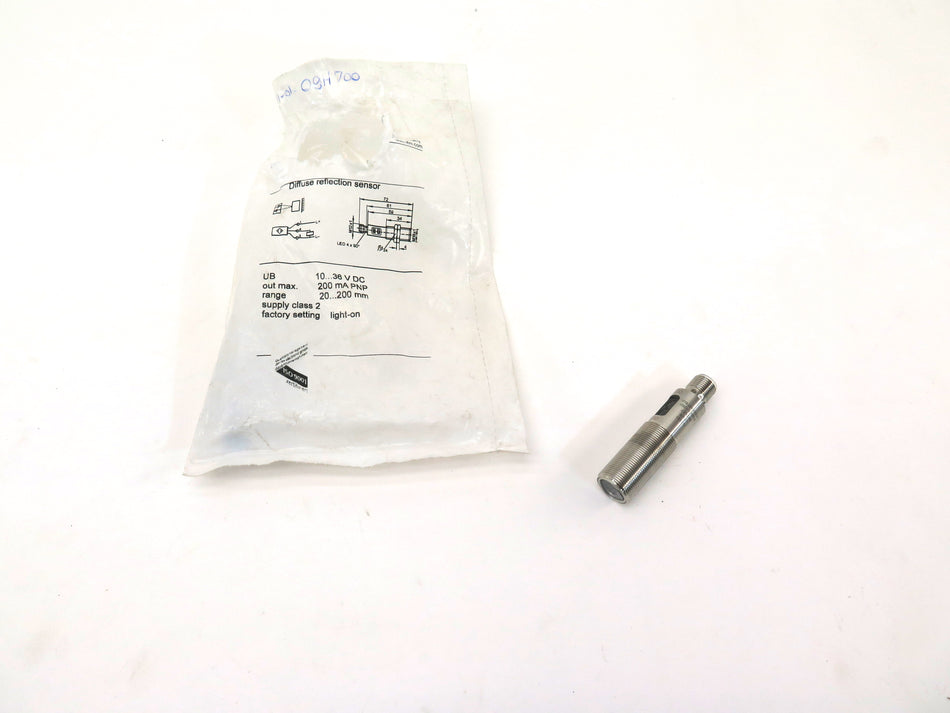 IFM 0GH700 Laser Diffuse Reflexion Sensor - Advance Operations