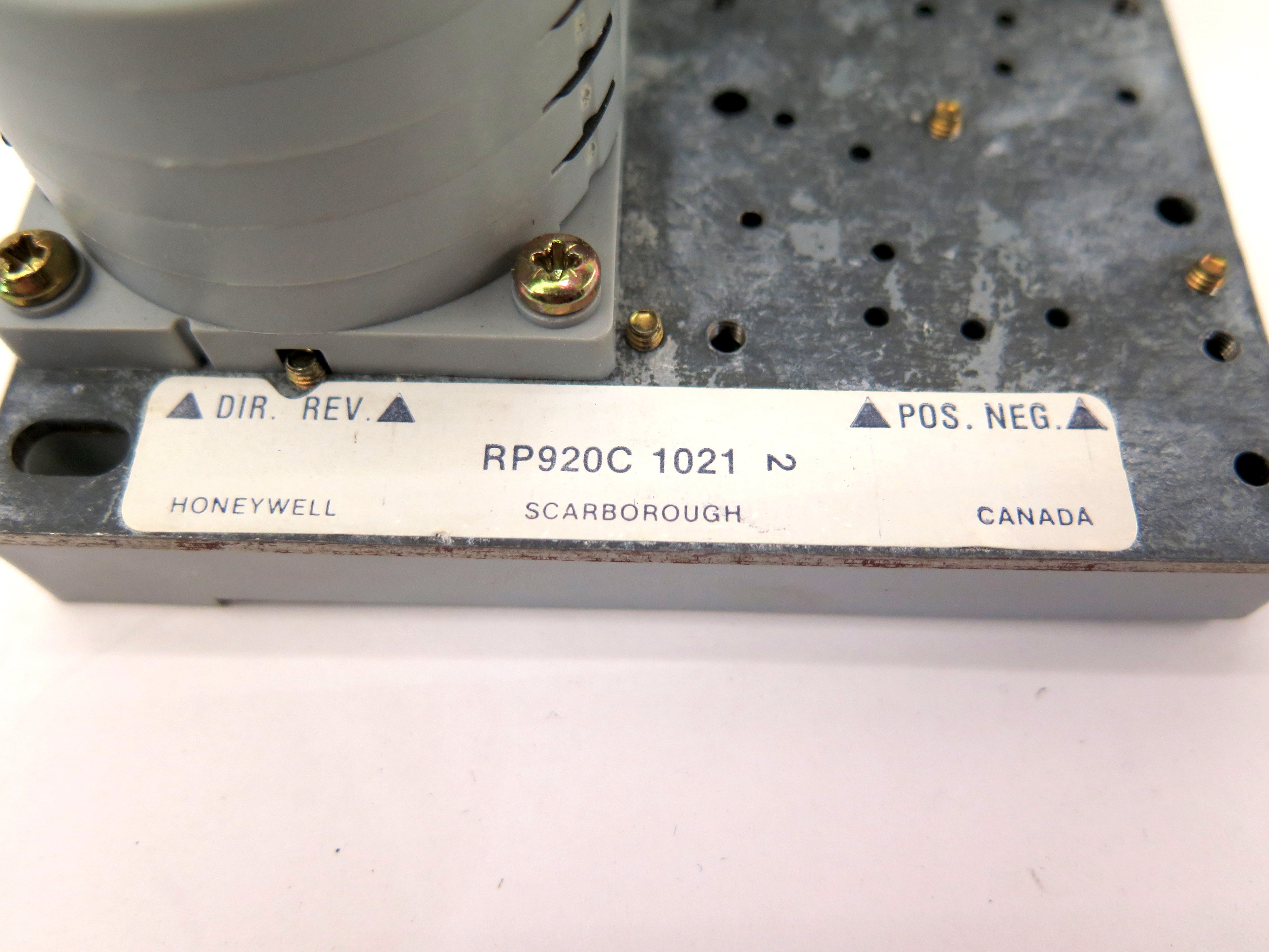 Honeywell RP920C 1021 2 / RP920C10212 Pneumatic Receiver Controller - Advance Operations