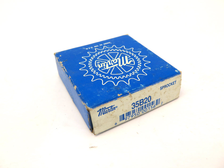 Martin 35B20 Sprocket #30 20 Teeth 1/2" Blank Bore - Advance Operations