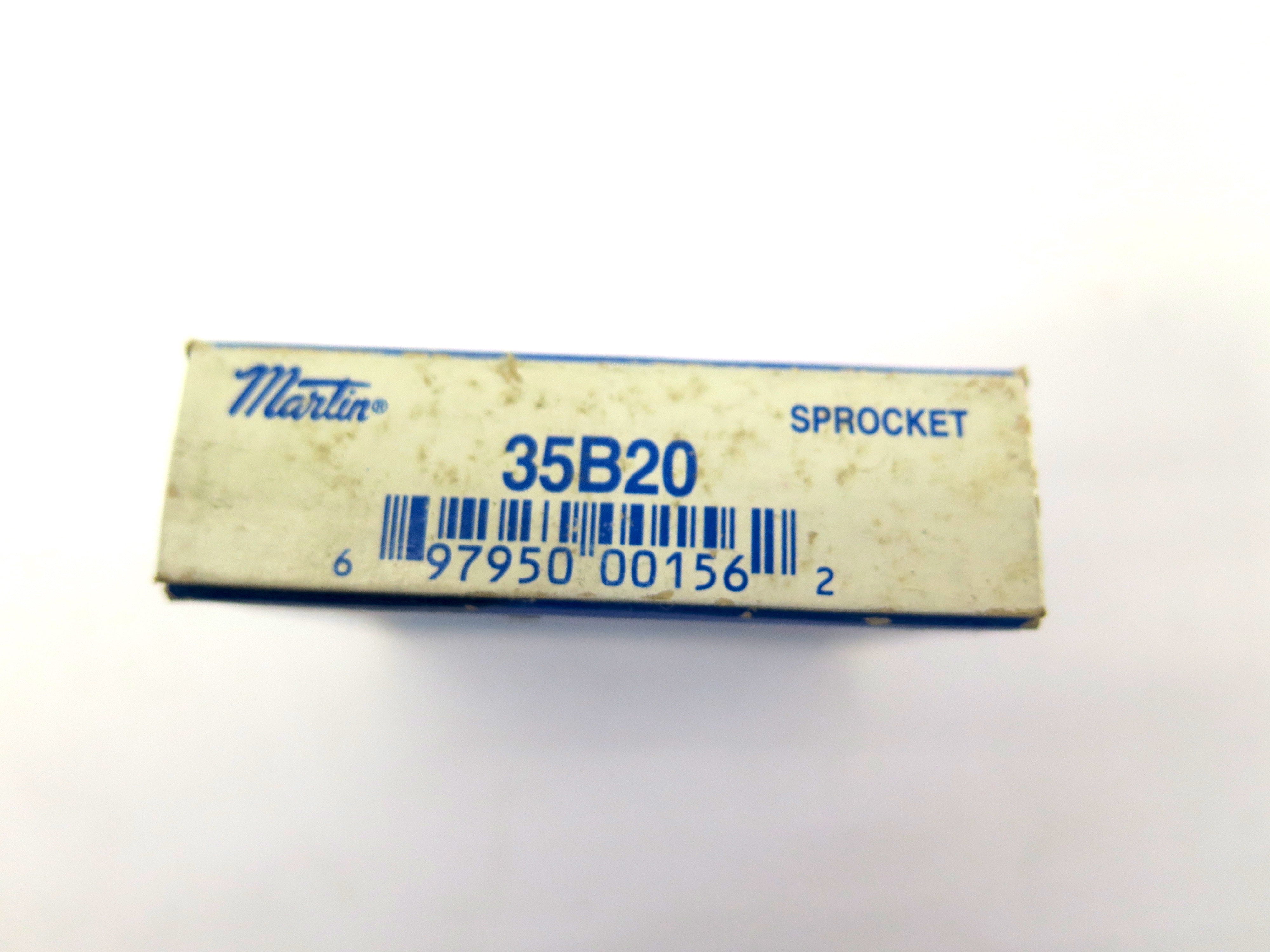 Martin 35B20 Sprocket #30 20 Teeth 1/2" Blank Bore - Advance Operations