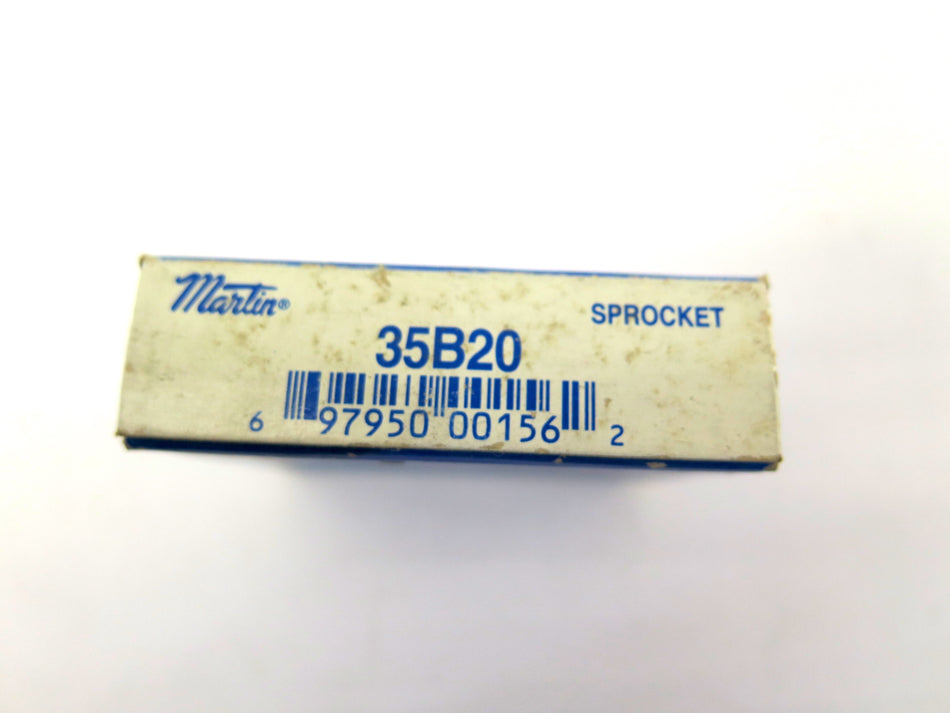 Martin 35B20 Sprocket #30 20 Teeth 1/2" Blank Bore - Advance Operations