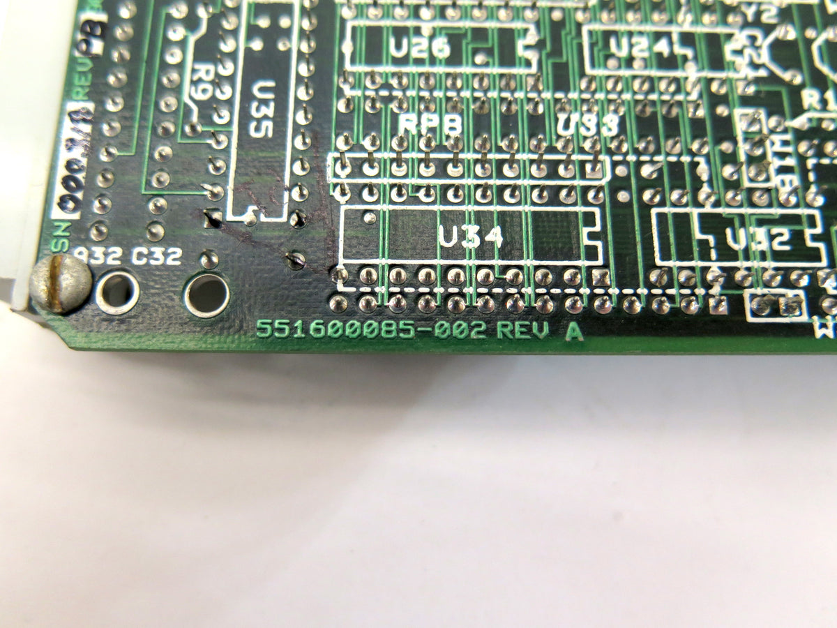 551600085-002 Rev. A Communication Board - Advance Operations