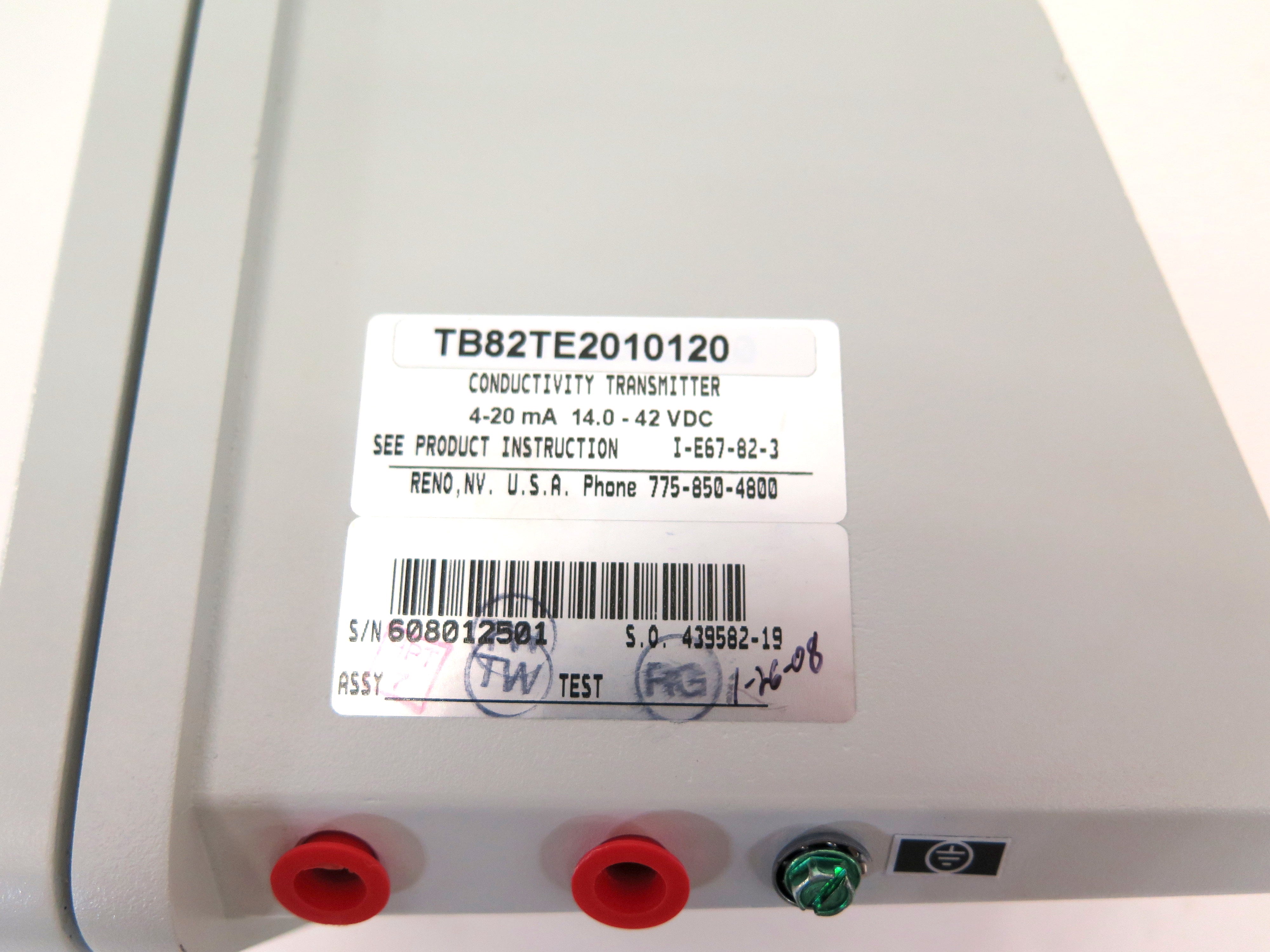 ABB TB82TE2010120 Conductivity Transmitter 4-20 mA 14.0-42Vdc - Advance Operations