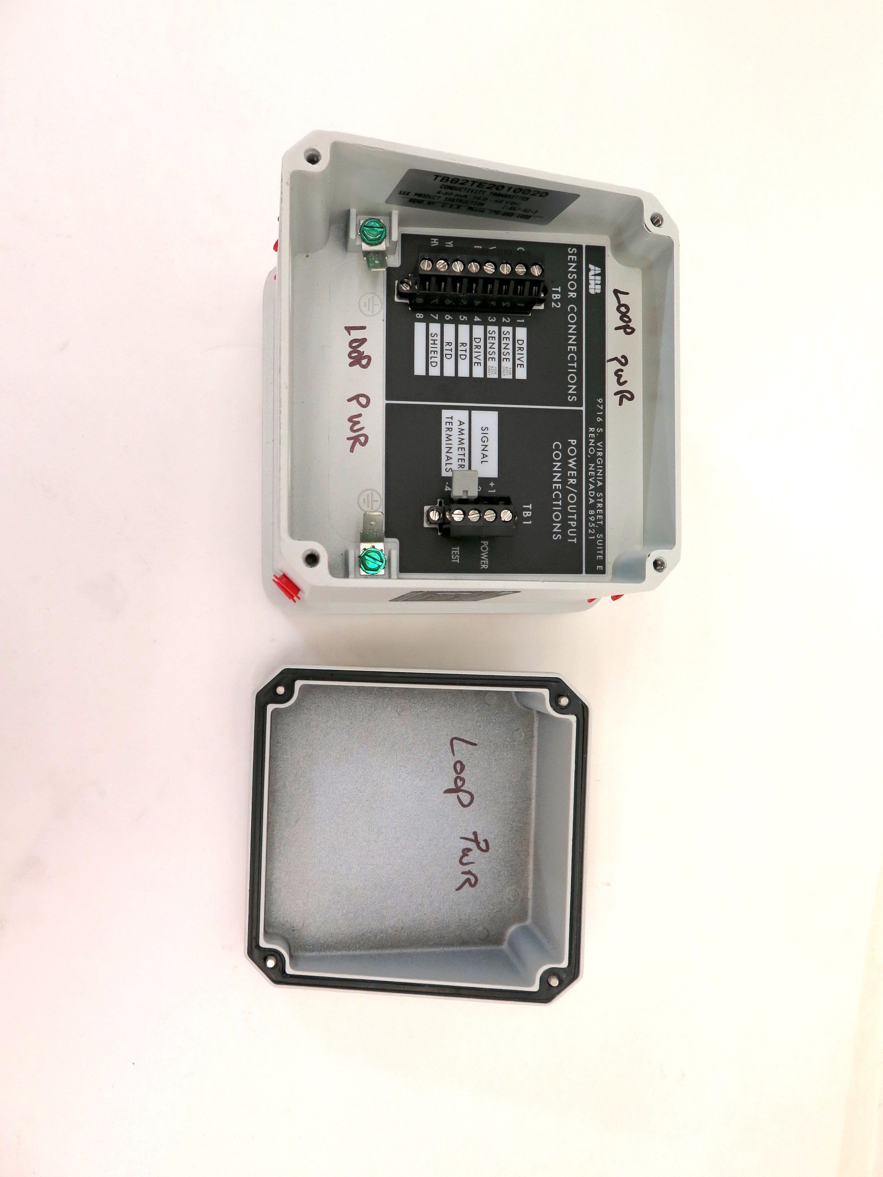 ABB TB82TE2010120 Conductivity Transmitter 4-20 mA 14.0-42Vdc - Advance Operations