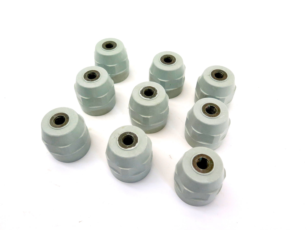 Mafelec Insulator NF F 61-016 POLYGONAL insulators LOT OF 9 - Advance Operations