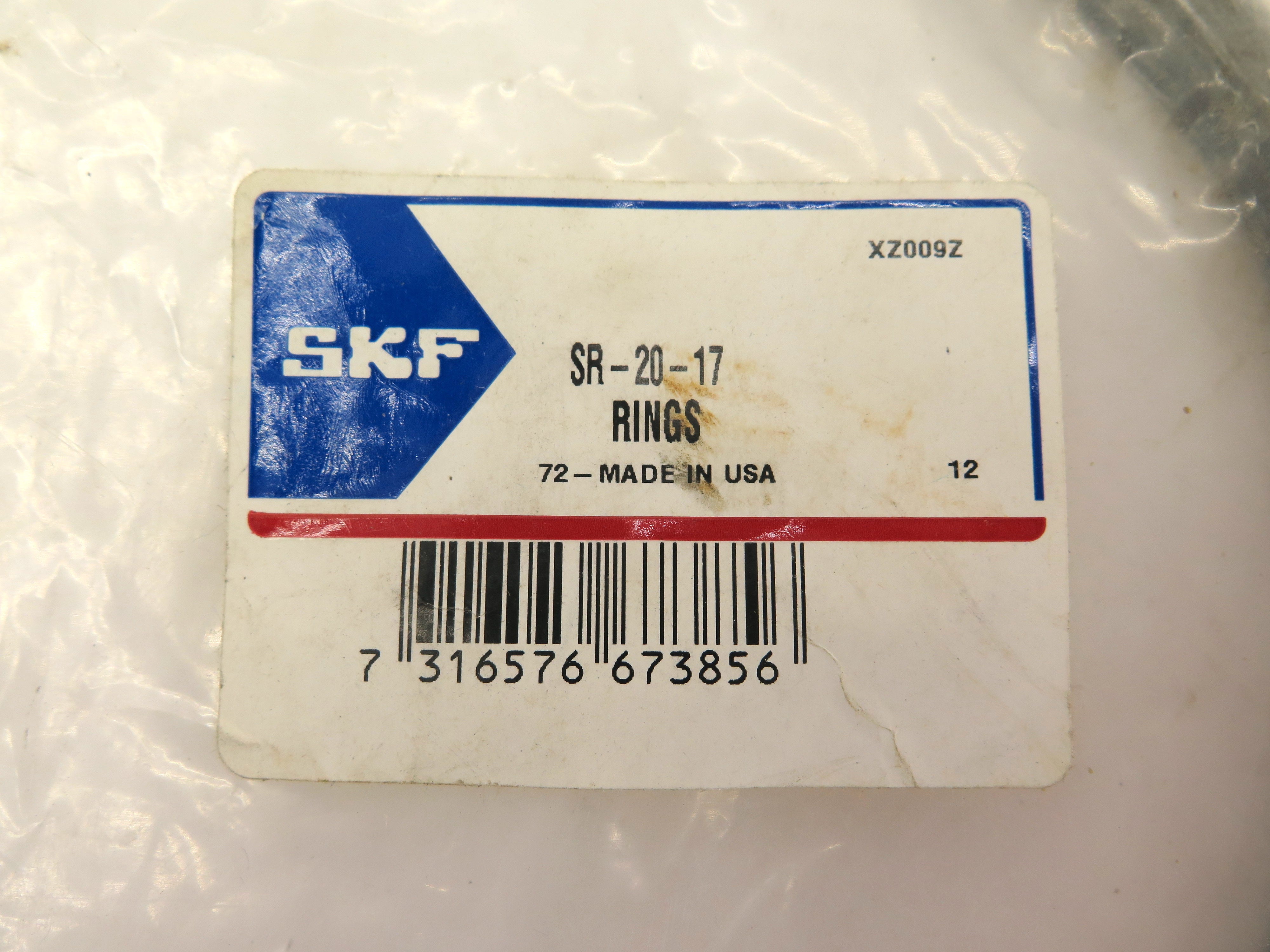 SKF SR-20-17 STABILIZING RING FOR SPHERICAL ROLLER BEARING - Advance Operations