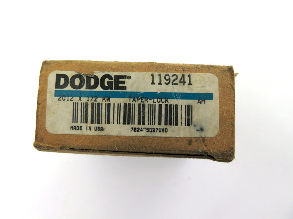 DODGE 119241 TAPER-LOCK BUSHING 2012X1/2 KW - Advance Operations
