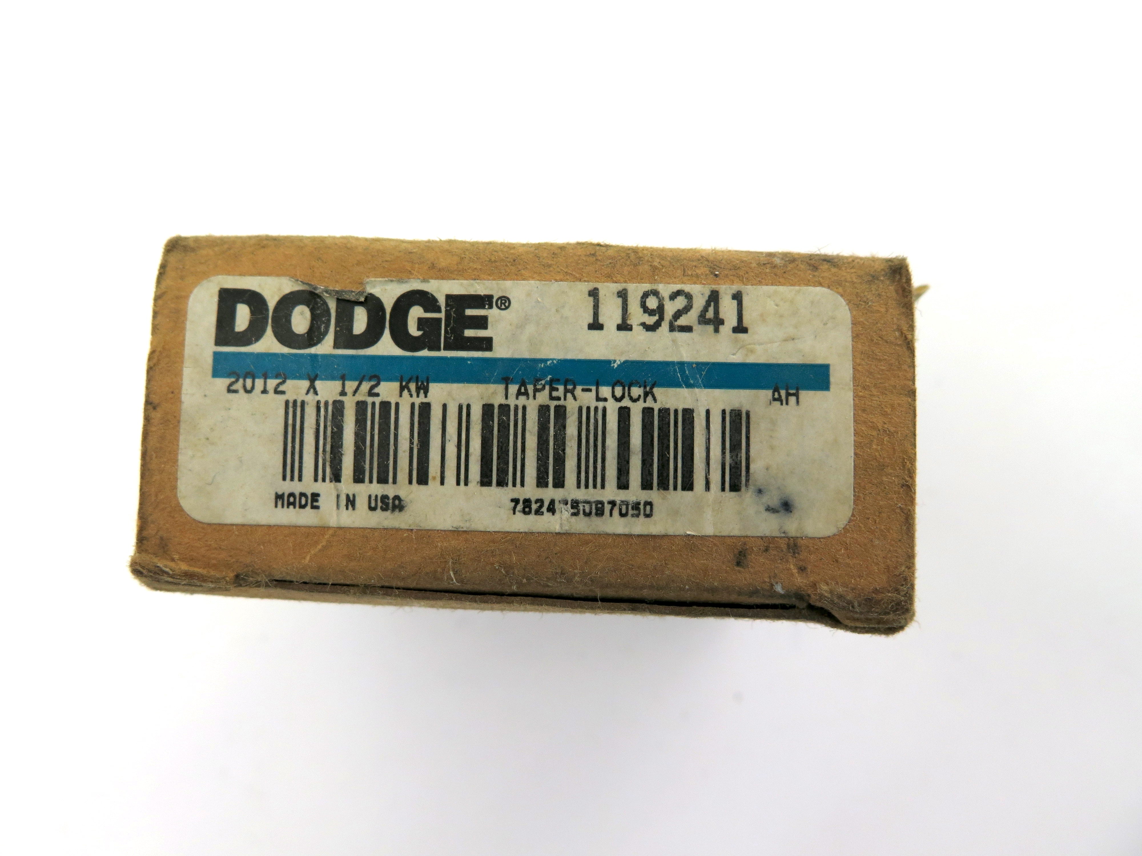 DODGE 119241 TAPER-LOCK BUSHING 2012X1/2 KW - Advance Operations