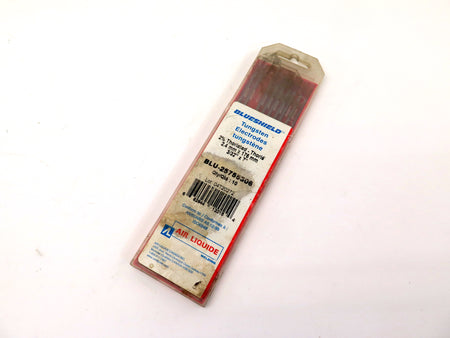 Blueshield BLU-25755306 Tungsten Electrodes 2% Thoriated 2.4mm x 175mm 9 Unit - Advance Operations