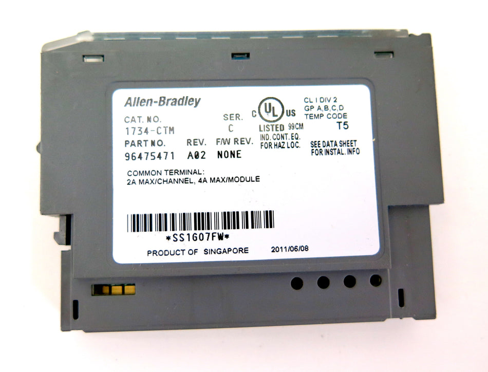 Allen-Bradley 1734-CTM Common Terminal LOT OF 2 - Advance Operations