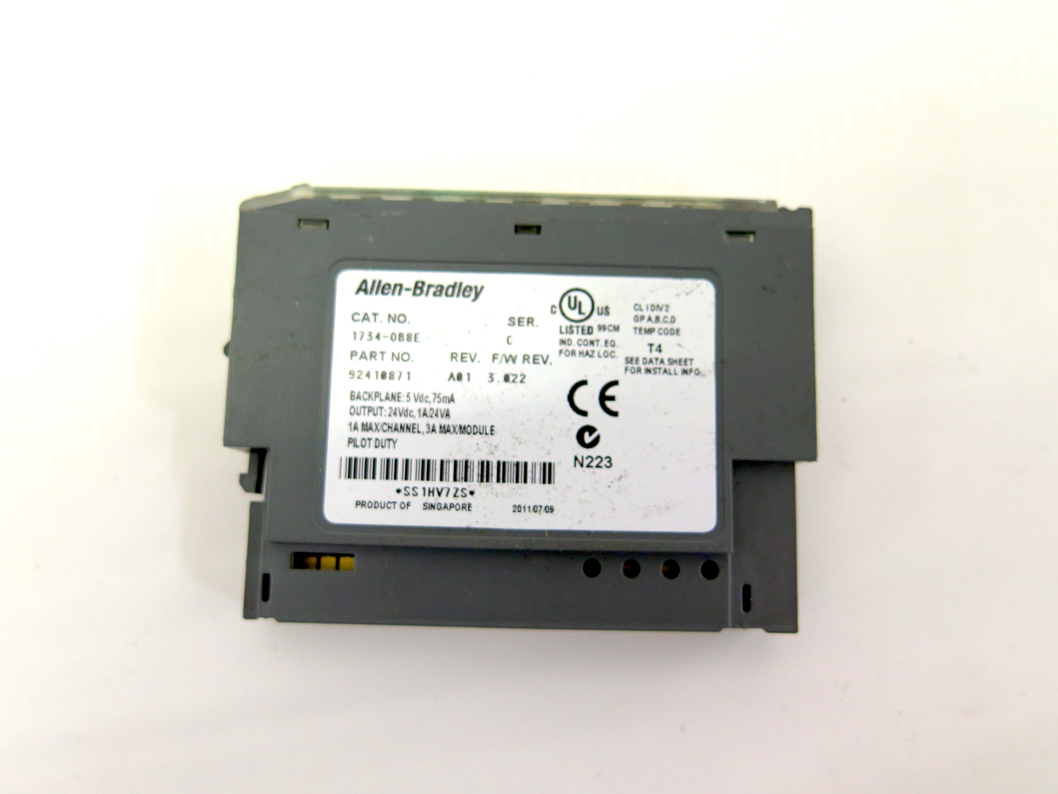 Allen-Bradley 1734-0B8E Digital 24VDC Source Output Module - Advance Operations