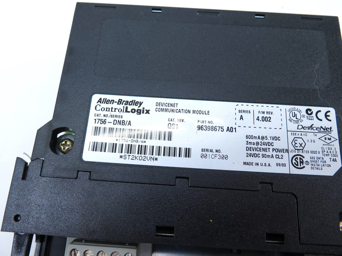 Allen-Bradley 1756-DNB/A DeviceNet Communication Module - Advance Operations