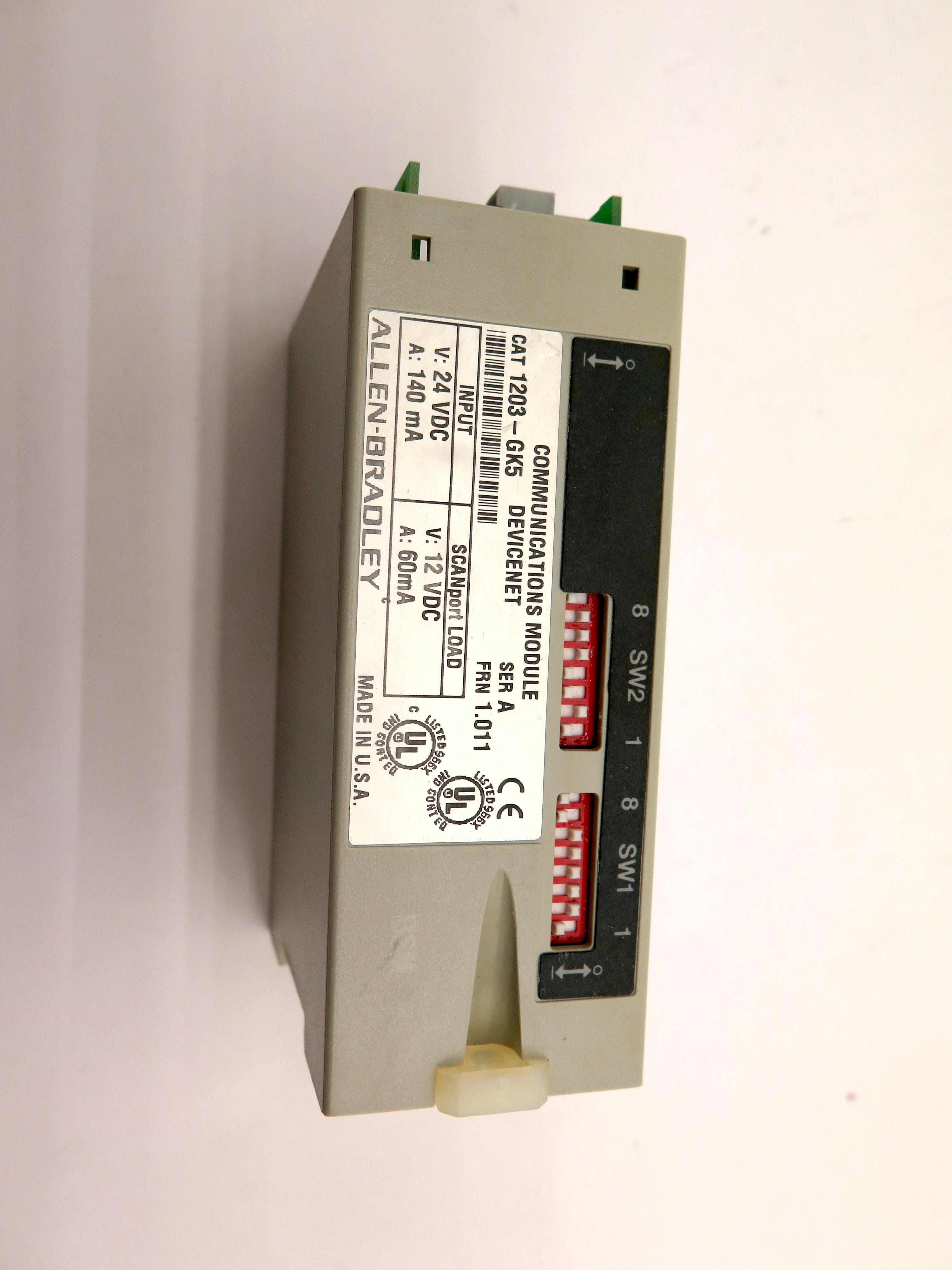 Allen-Bradley 1203-GK5 Communication Module Devicenet Ser A FOR PARTS Read - Advance Operations