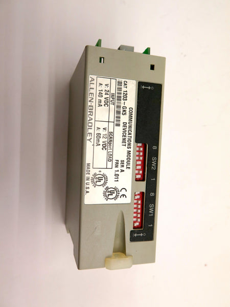 Allen-Bradley 1203-GK5 Communication Module Devicenet Ser A FOR PARTS Read - Advance Operations