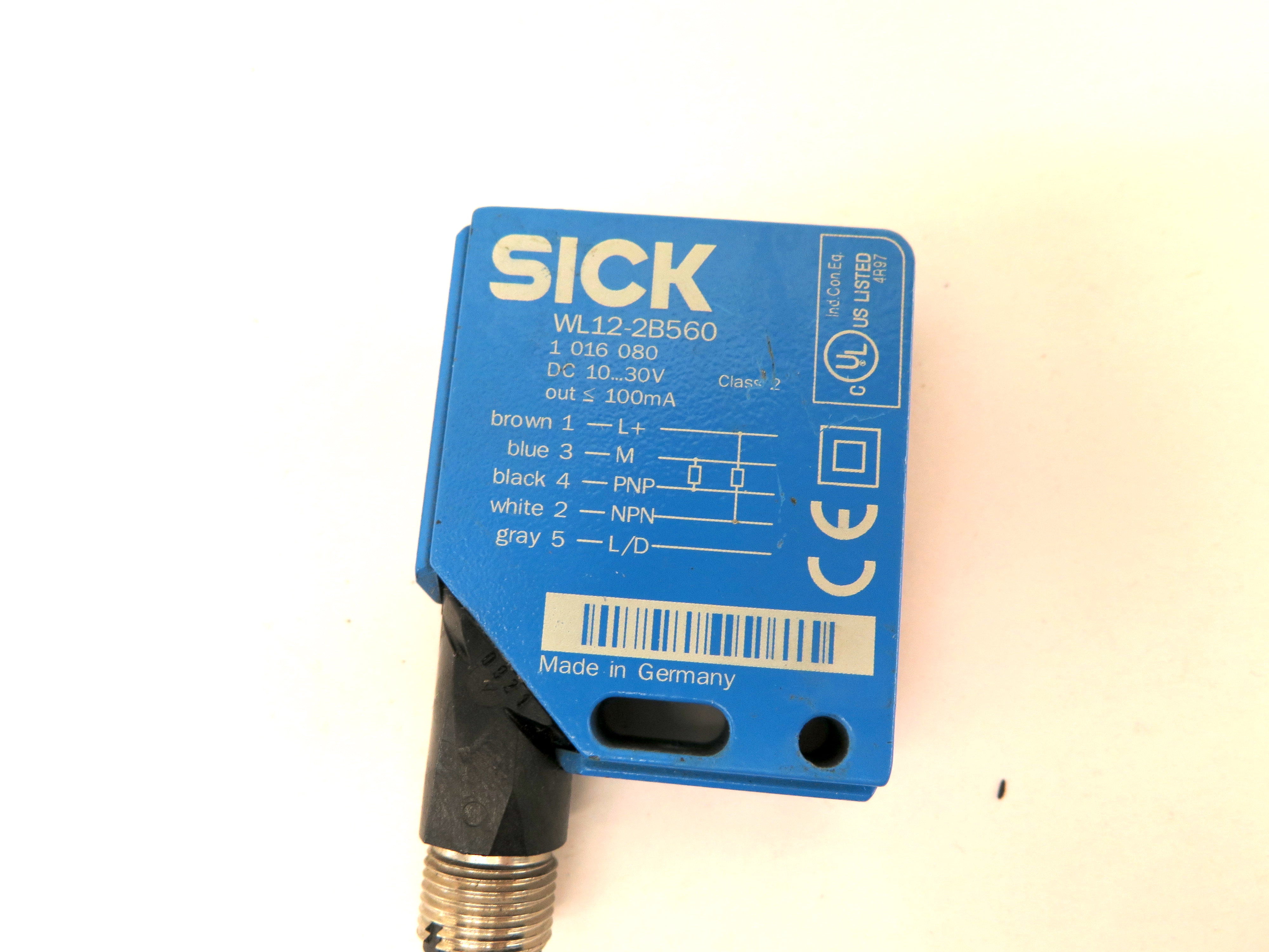 Sick WL12-2B560 Photoelectric Sensor - Advance Operations