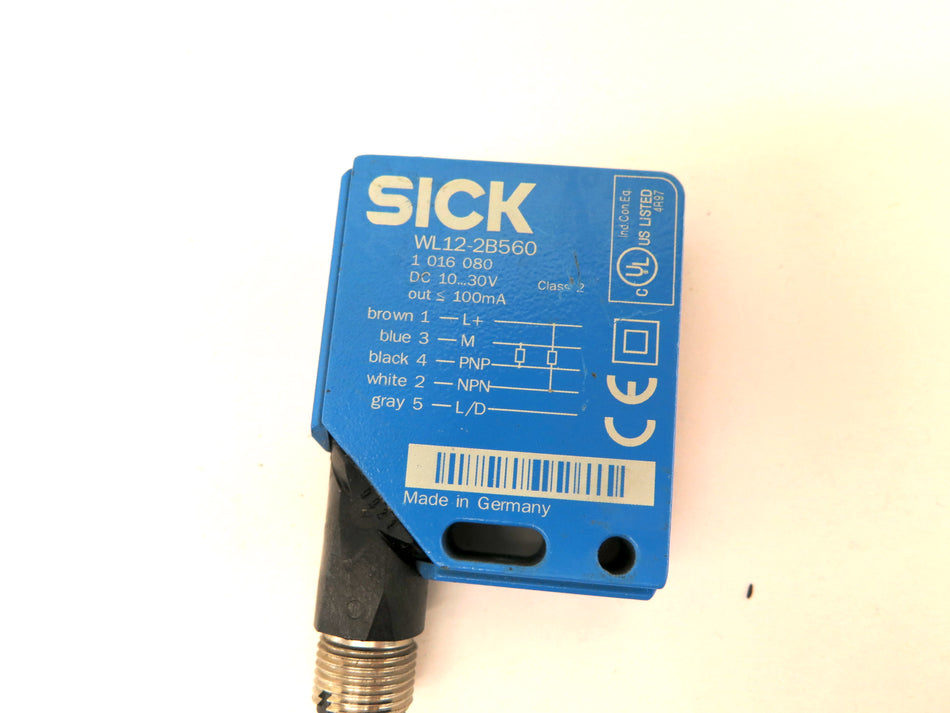 Sick WL12-2B560 Photoelectric Sensor - Advance Operations