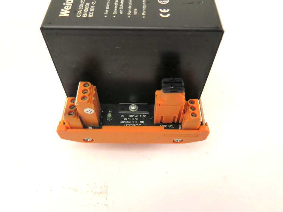 Weidmuller CSA 950 (234)/UL950 EN60950 Power Supply  In: 115-230 Out: 24Vdc 5A - Advance Operations