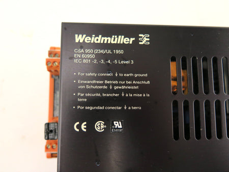 Weidmuller CSA 950 (234)/UL950 EN60950 Power Supply  In: 115-230 Out: 24Vdc 5A - Advance Operations