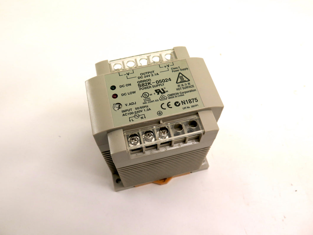 Omron S82K-05024 Power Supply Input: 120/240V Output : 24Vdc - Advance Operations