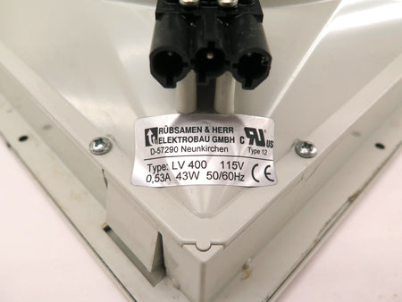Rubsamen & Herr LV 400 Enclosure Fan 6" Assembly - Advance Operations
