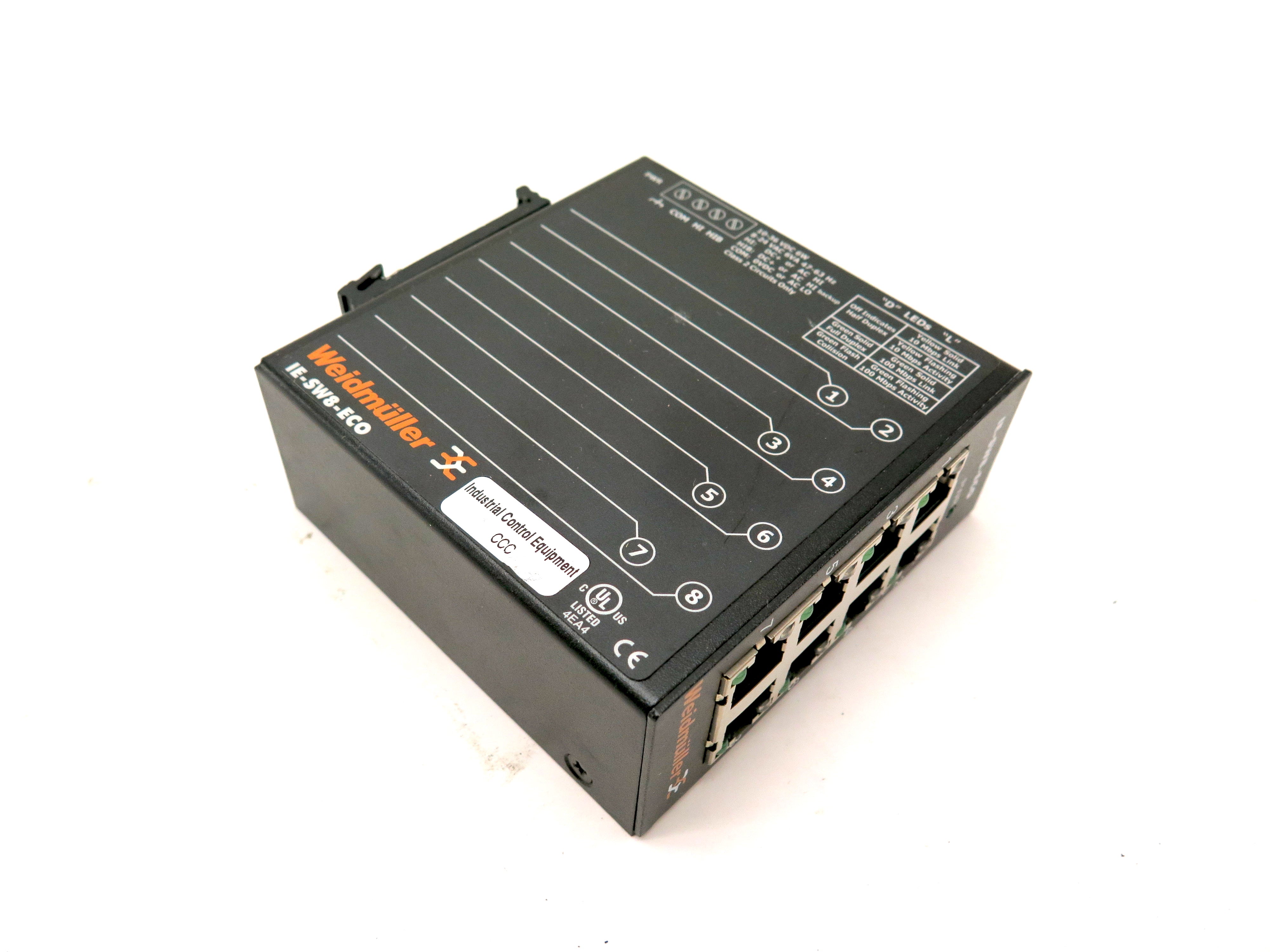 Weidmuller IE-SW8-ECO 8 Port Ethernet Switch - Advance Operations