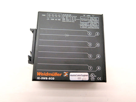Weidmuller IE-SW8-ECO 8 Port Ethernet Switch - Advance Operations