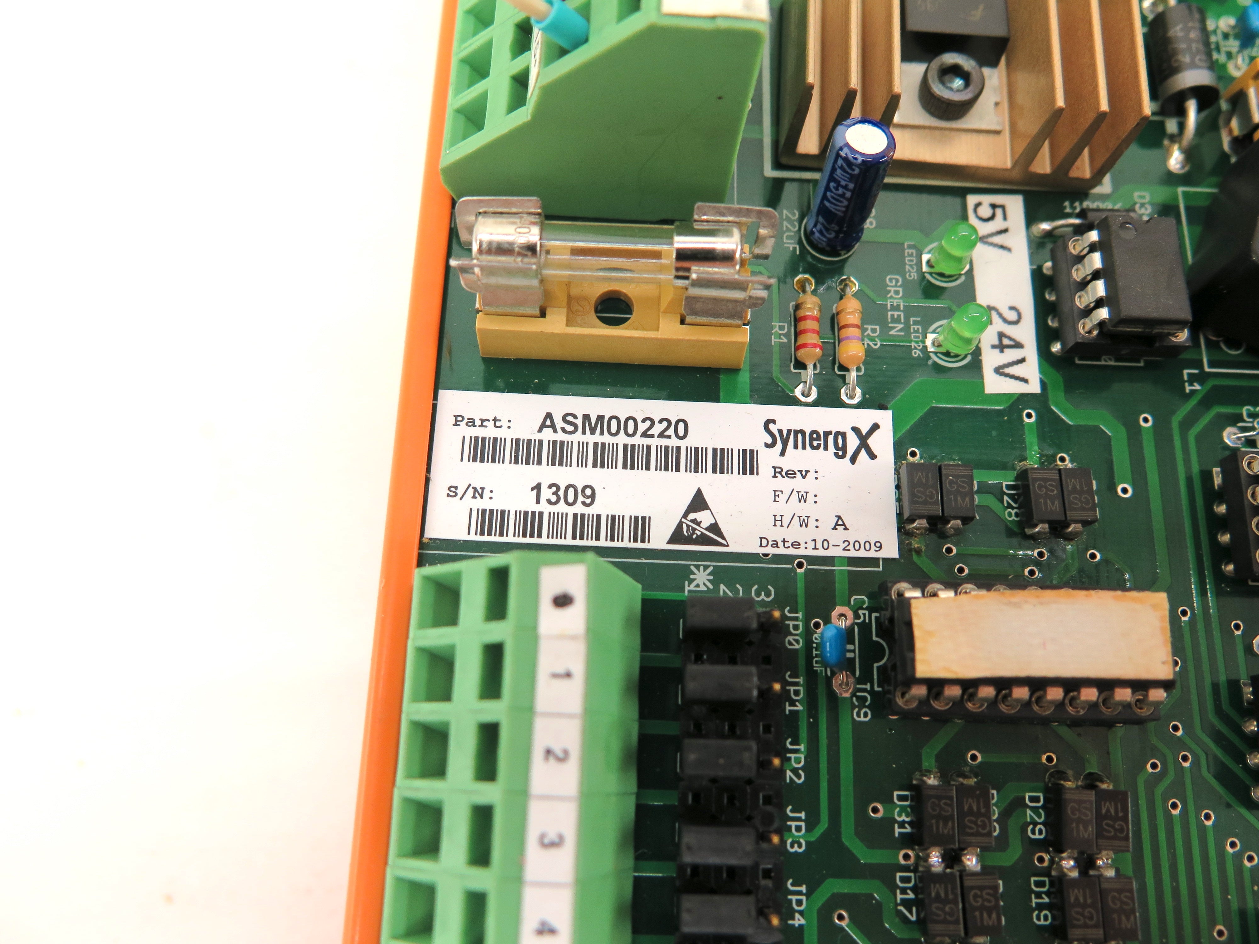 Weidmuller / SynergX ASM00220 Terminal & Control Board - Advance Operations
