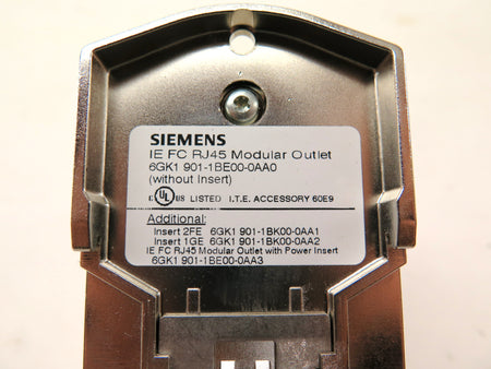 Siemens 6GK1 901-1BE00-0AA0 Modular Outlet IE FC RJ45 - Advance Operations
