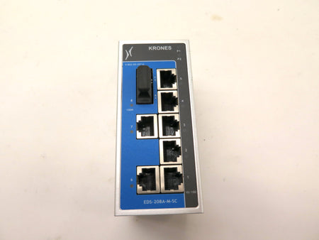 Krones EDS-208A-M-SC Ethernet Switch 7-Port - Advance Operations