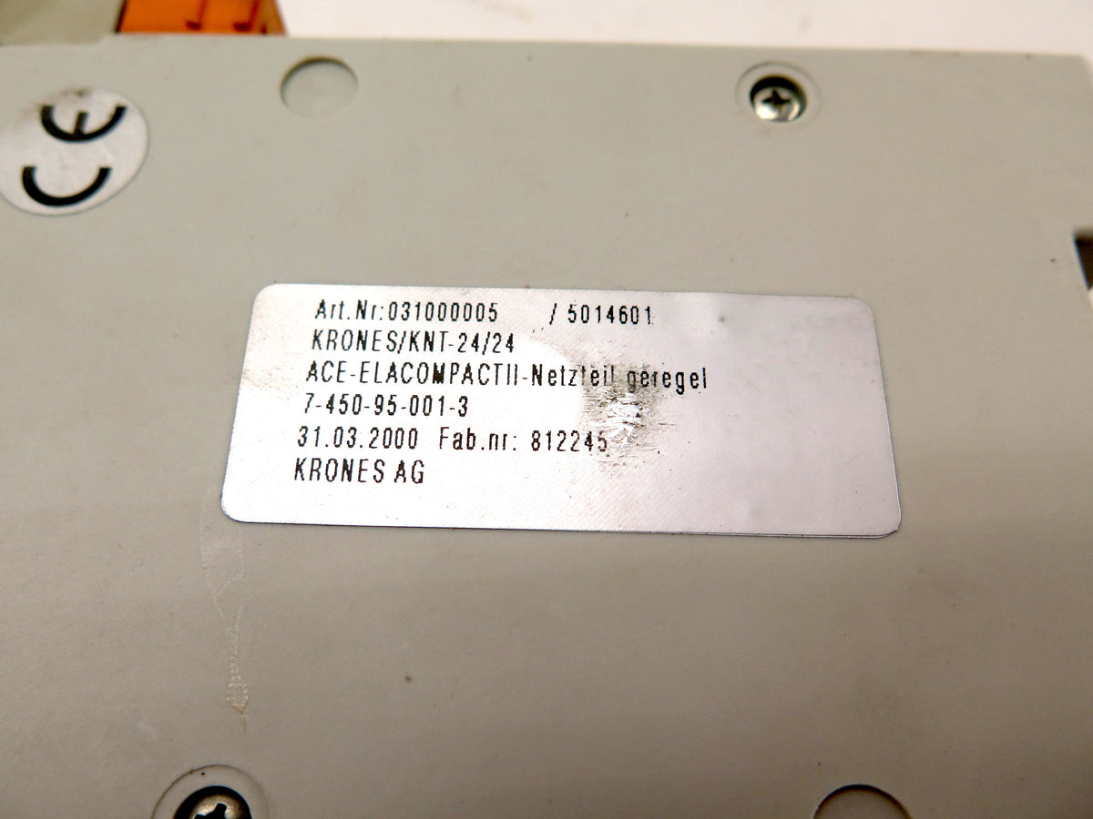 Krones 031000005 / 5014601 KNT-24/24 Controller - Advance Operations