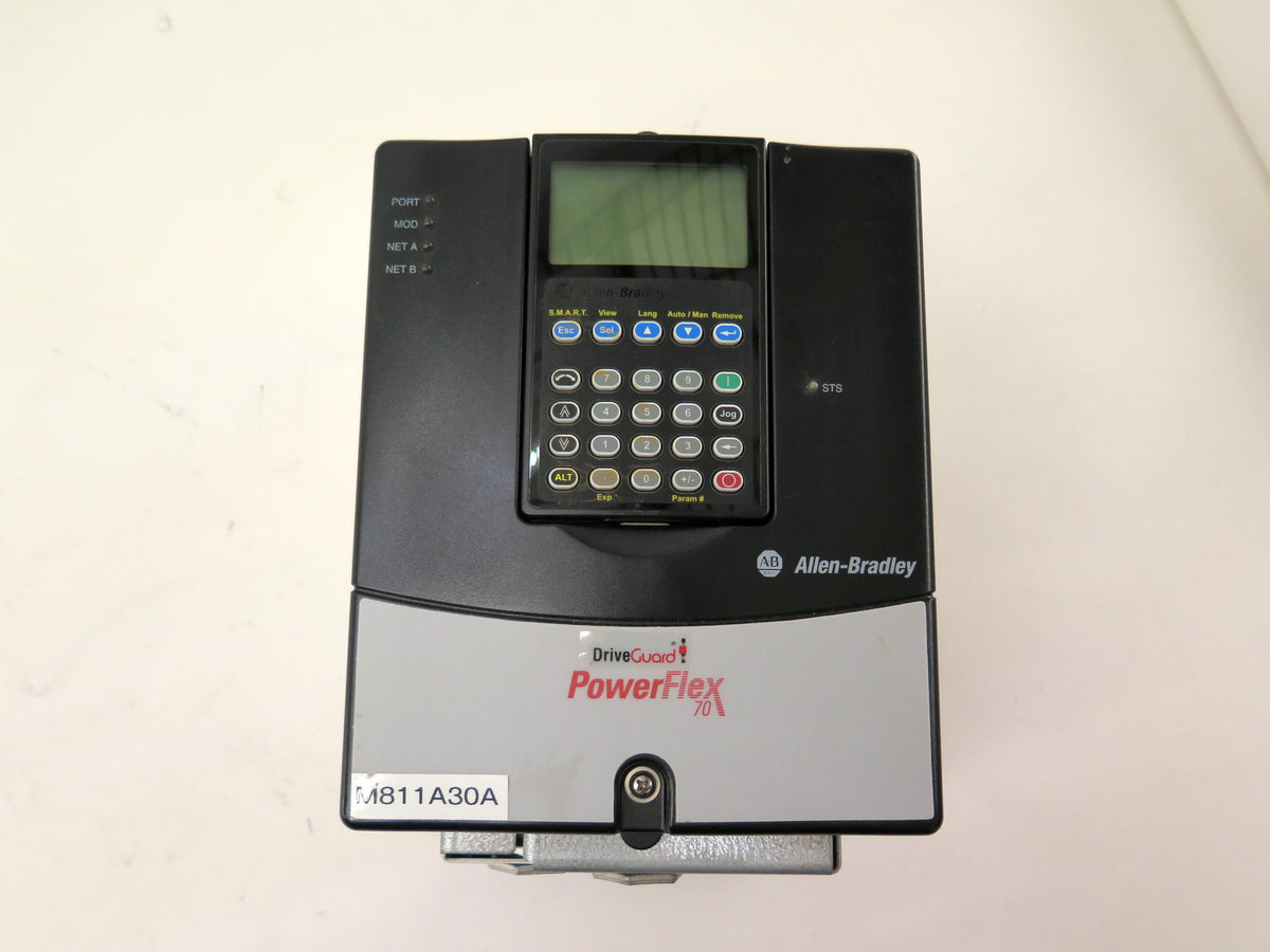 Allen-Bradley 20AB6P8A0AYNNNC0 PowerFlex 70 Driveguard AC Drive 2HP 180-264Vac - Advance Operations