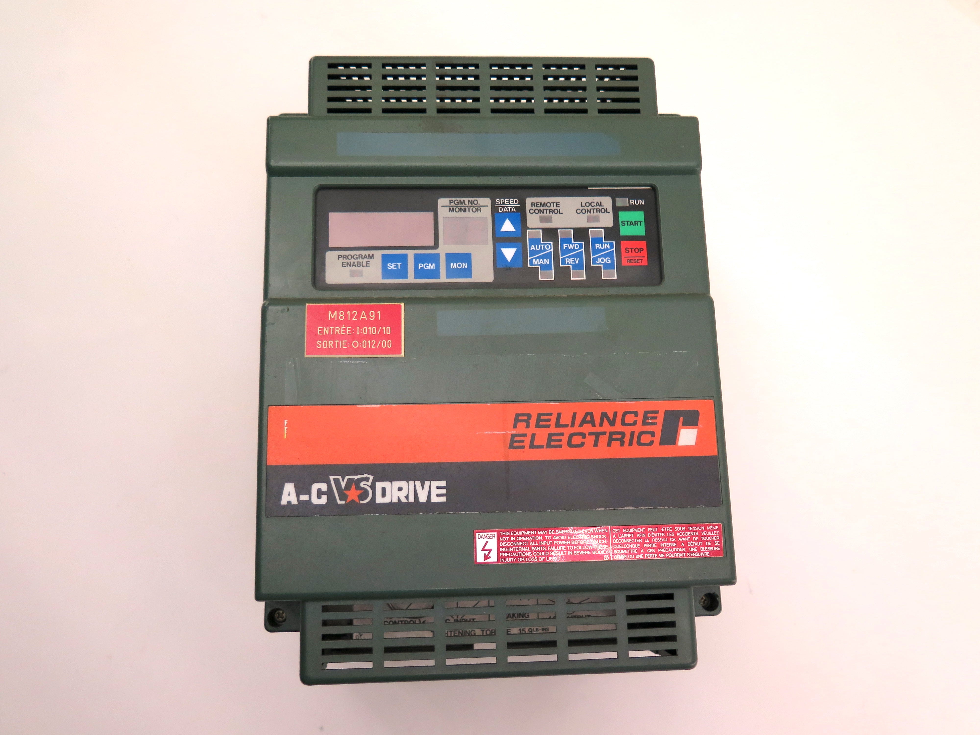 Reliance Electric 2GC21005 AC Drive 5HP 200/230Vac - Advance Operations