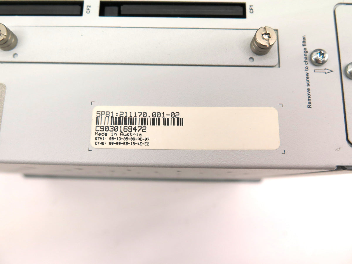 Krones 211170.001-02 / B & R 5PC810.5X01-00 Automation PC MINT CONDITION - Advance Operations