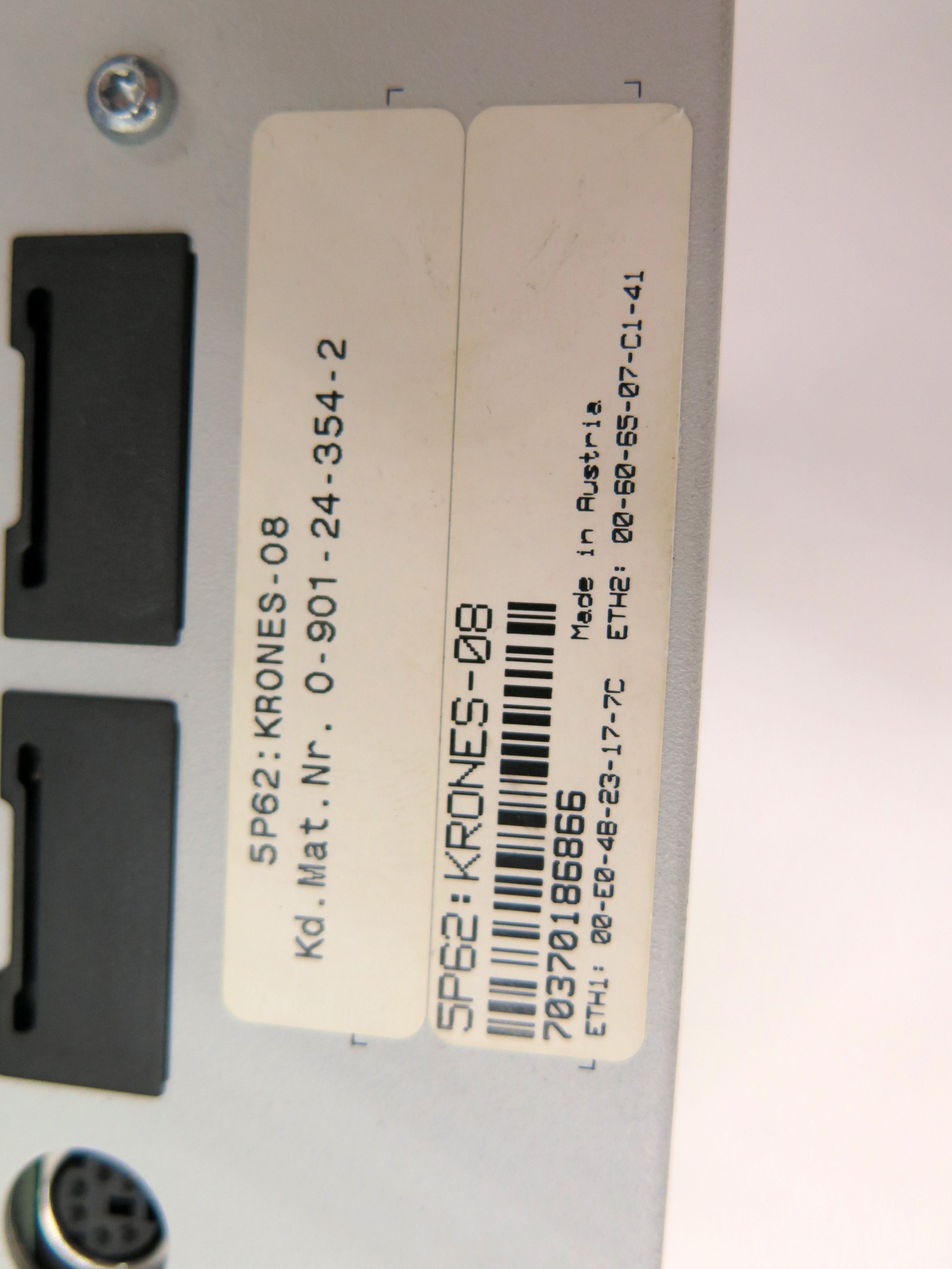 Krones / B & R 5P62:KRONES-08 Automation PC MINT CONDITION - Advance Operations