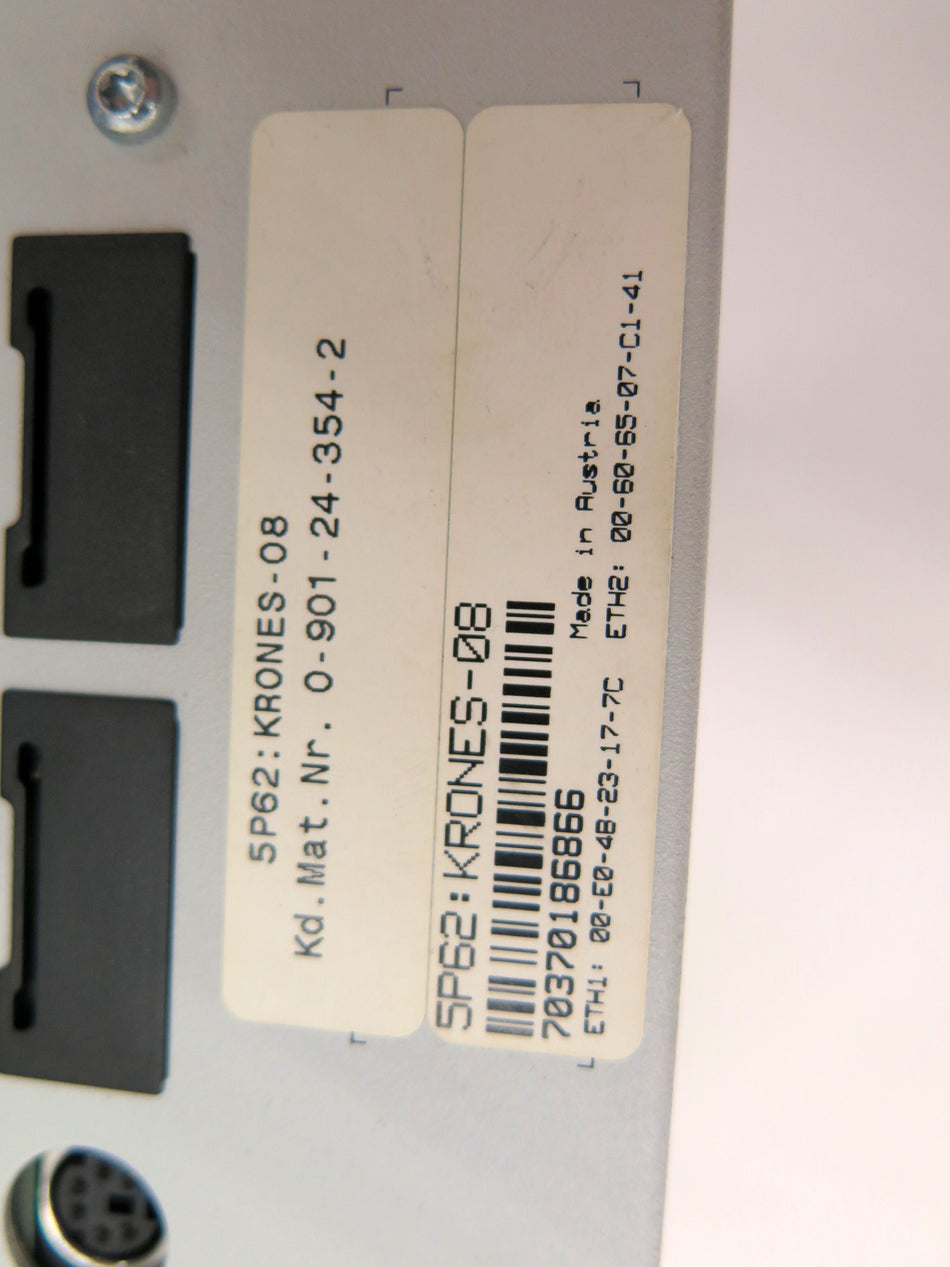 Krones / B & R 5P62:KRONES-08 Automation PC MINT CONDITION - Advance Operations
