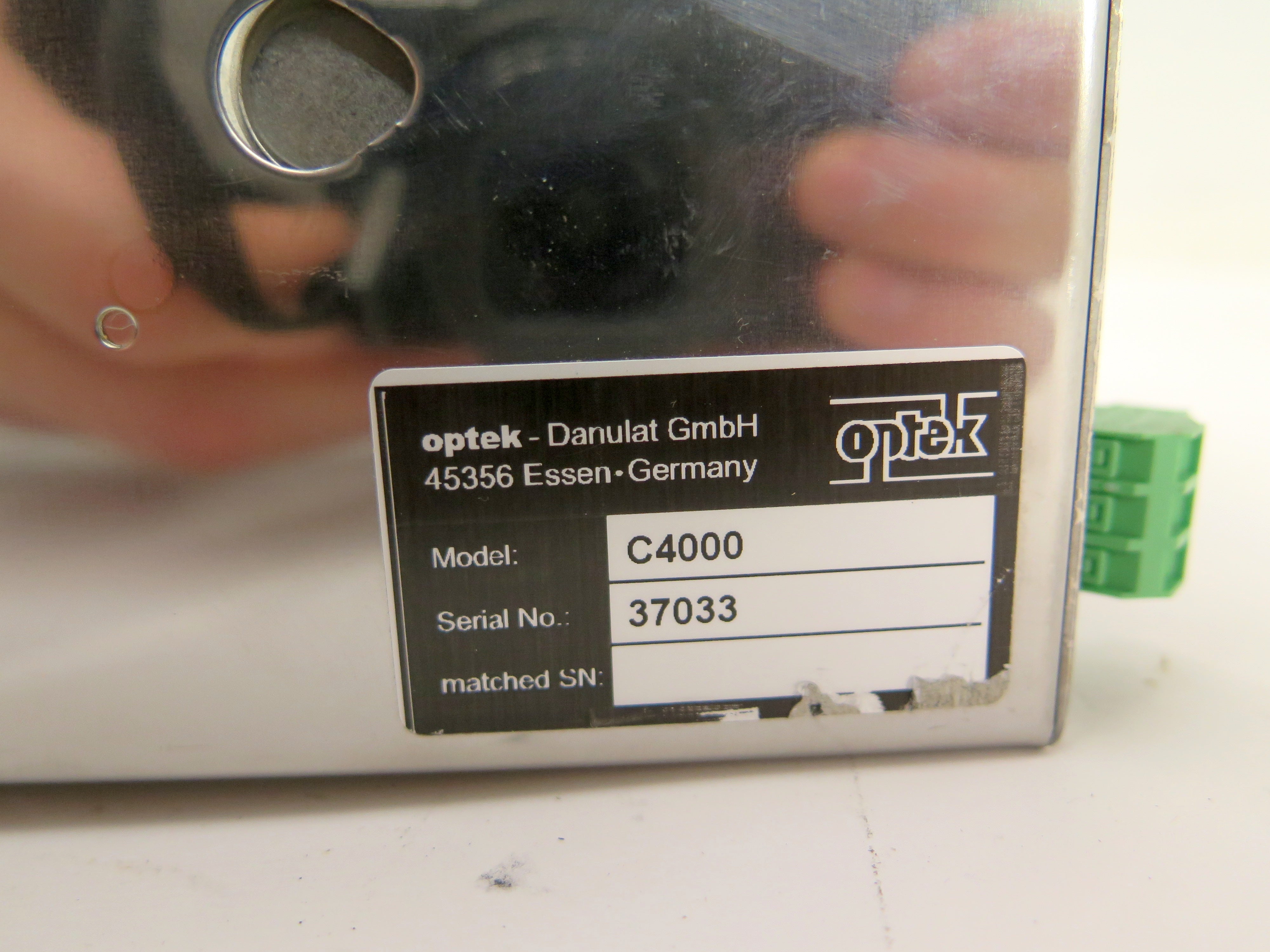B&R / Optek C4000 Photometric Converter - Advance Operations