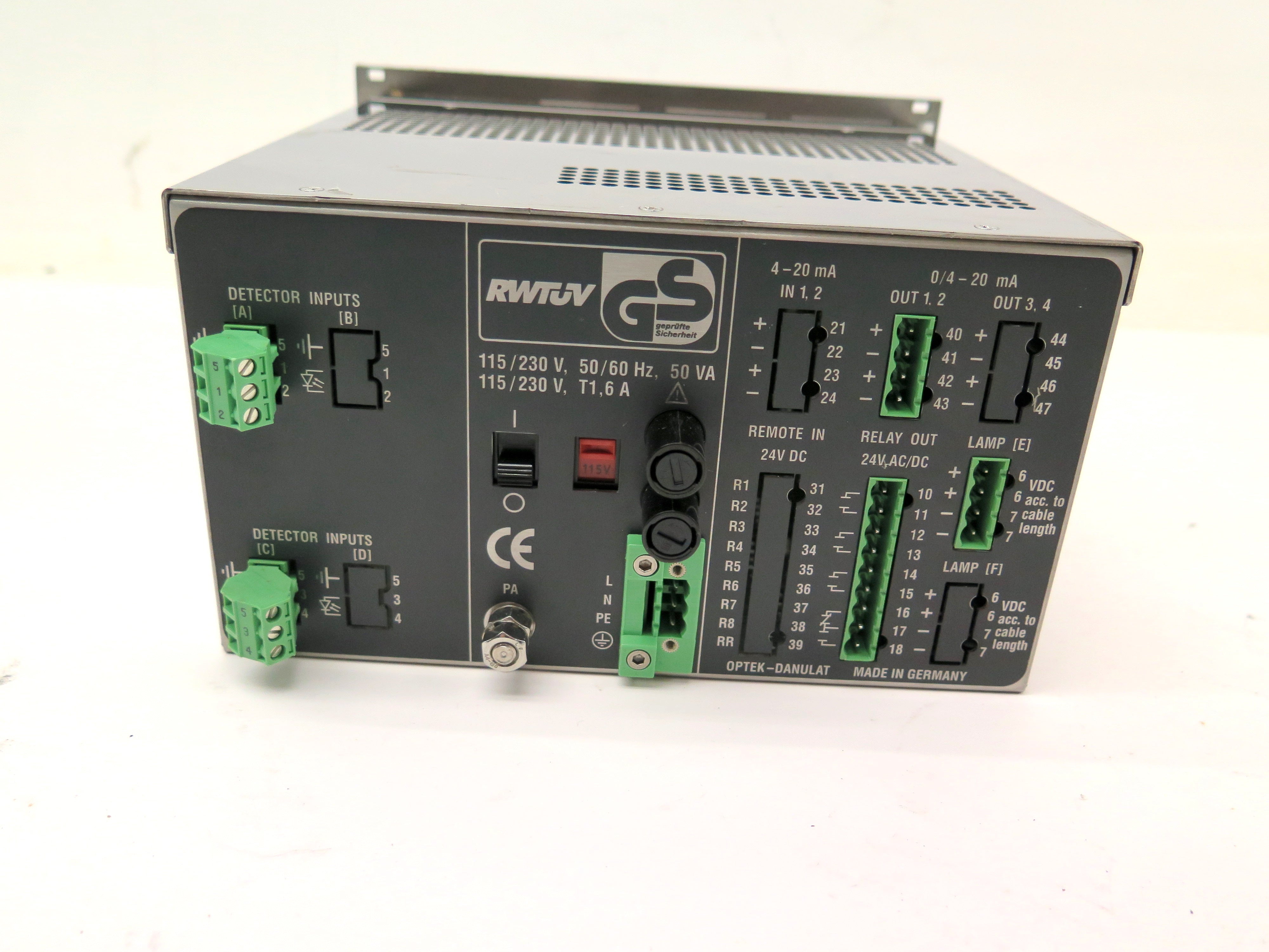 B&R / Optek C4000 Photometric Converter - Advance Operations