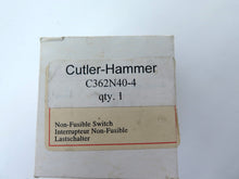 Load image into Gallery viewer, Cutler-Hammer C362N40-4 Disconnect Switch 600Vac 40A - Advance Operations
