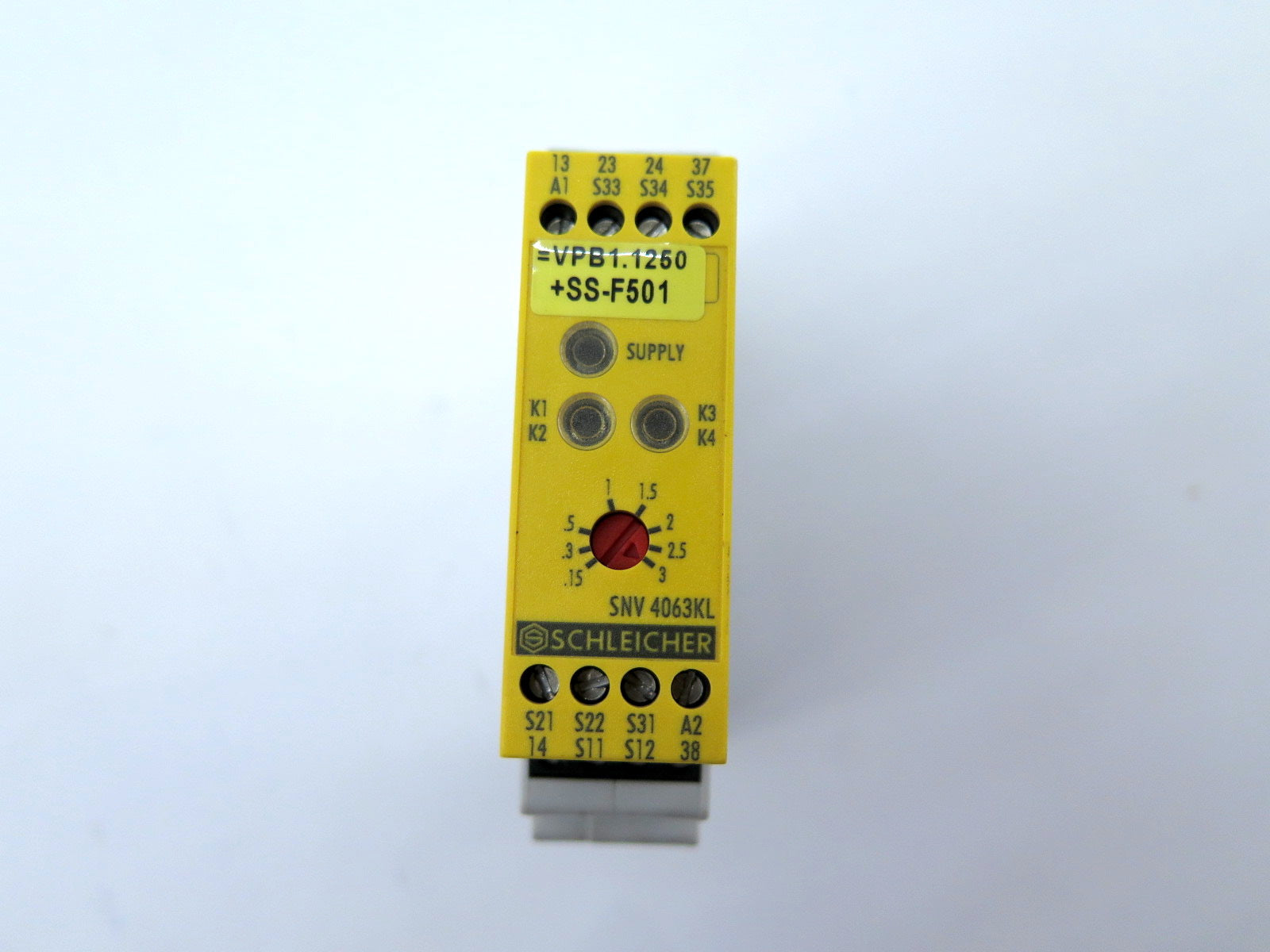 Schleicher 18815811 / SNV 4063KL Safety Relay 24Vdc - Advance Operations