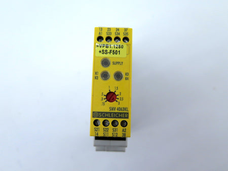 Schleicher 18815811 / SNV 4063KL Safety Relay 24Vdc - Advance Operations