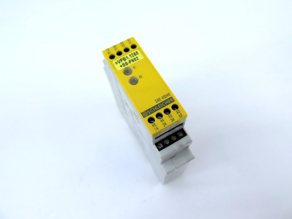 Schleicher 18815347 / SNE 4004K Safety Relay 24Vdc - Advance Operations