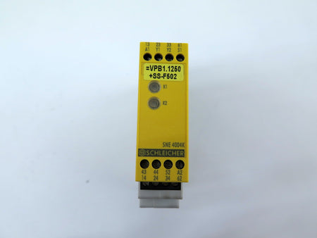 Schleicher 18815347 / SNE 4004K Safety Relay 24Vdc - Advance Operations