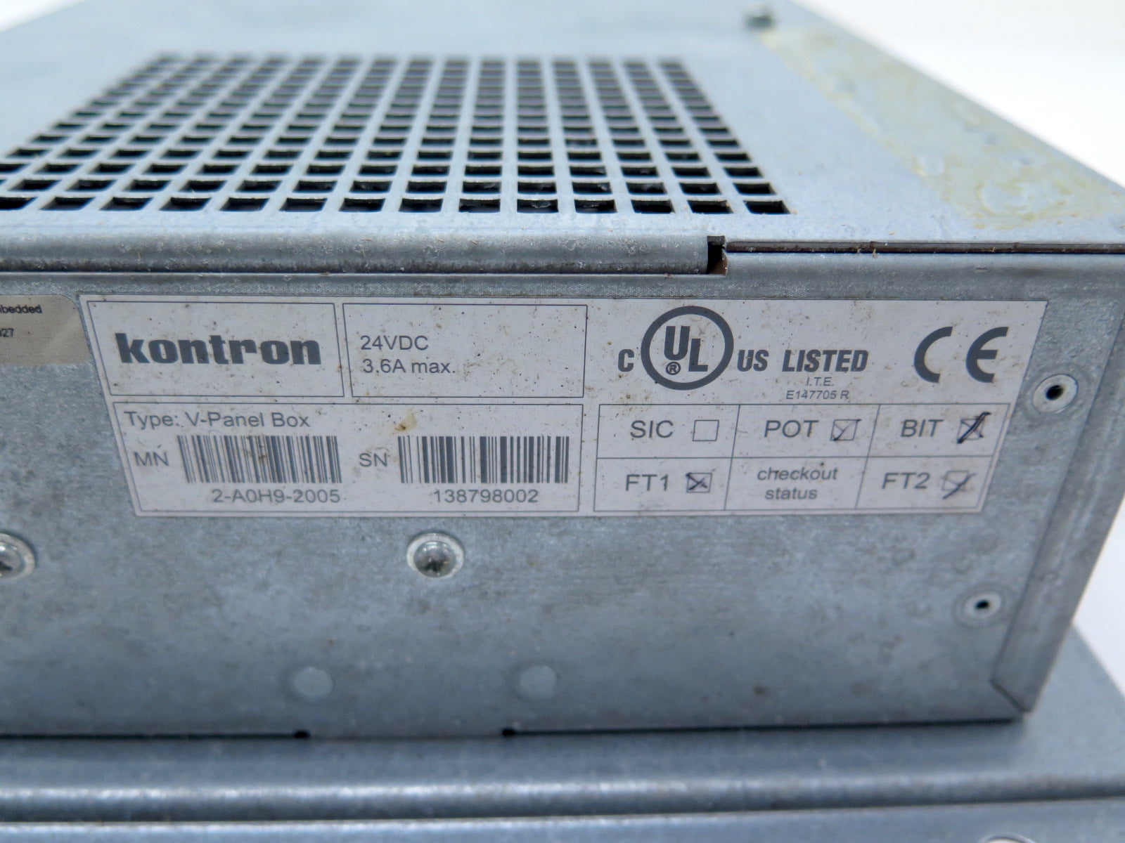 Kontron V-Panel Box 2-A0H9-2005 Automation PC - Advance Operations