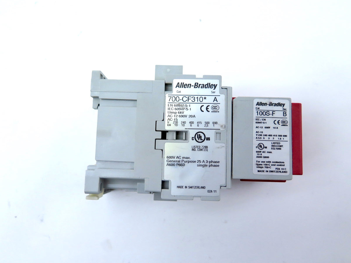 Allen-Bradley 700S-CF620DC GuardMaster Safety Relay 120Vac Coil - Advance Operations