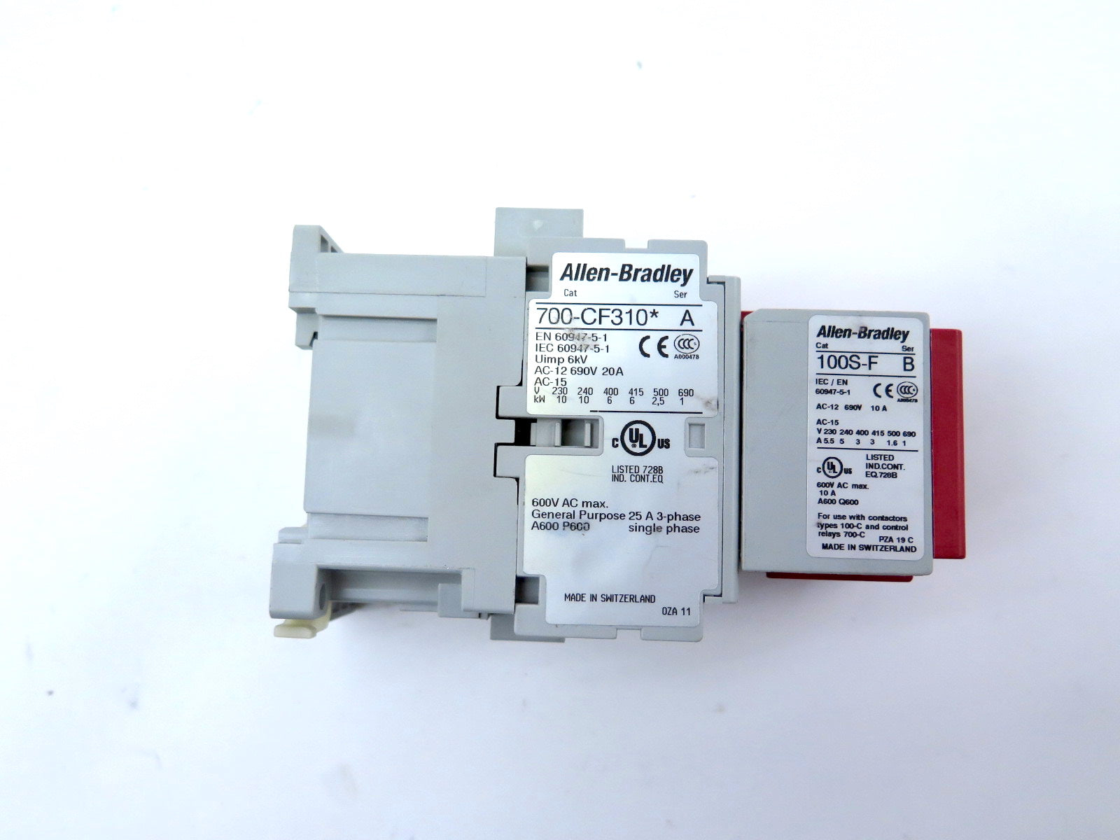Allen-Bradley 700S-CF620DC GuardMaster Safety Relay 120Vac Coil - Advance Operations