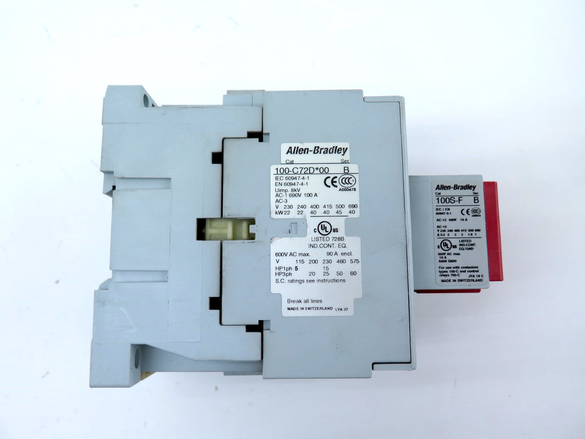 Allen-Bradley 100S-C72DJ14C GuardMaster Safety Contactor - Advance Operations