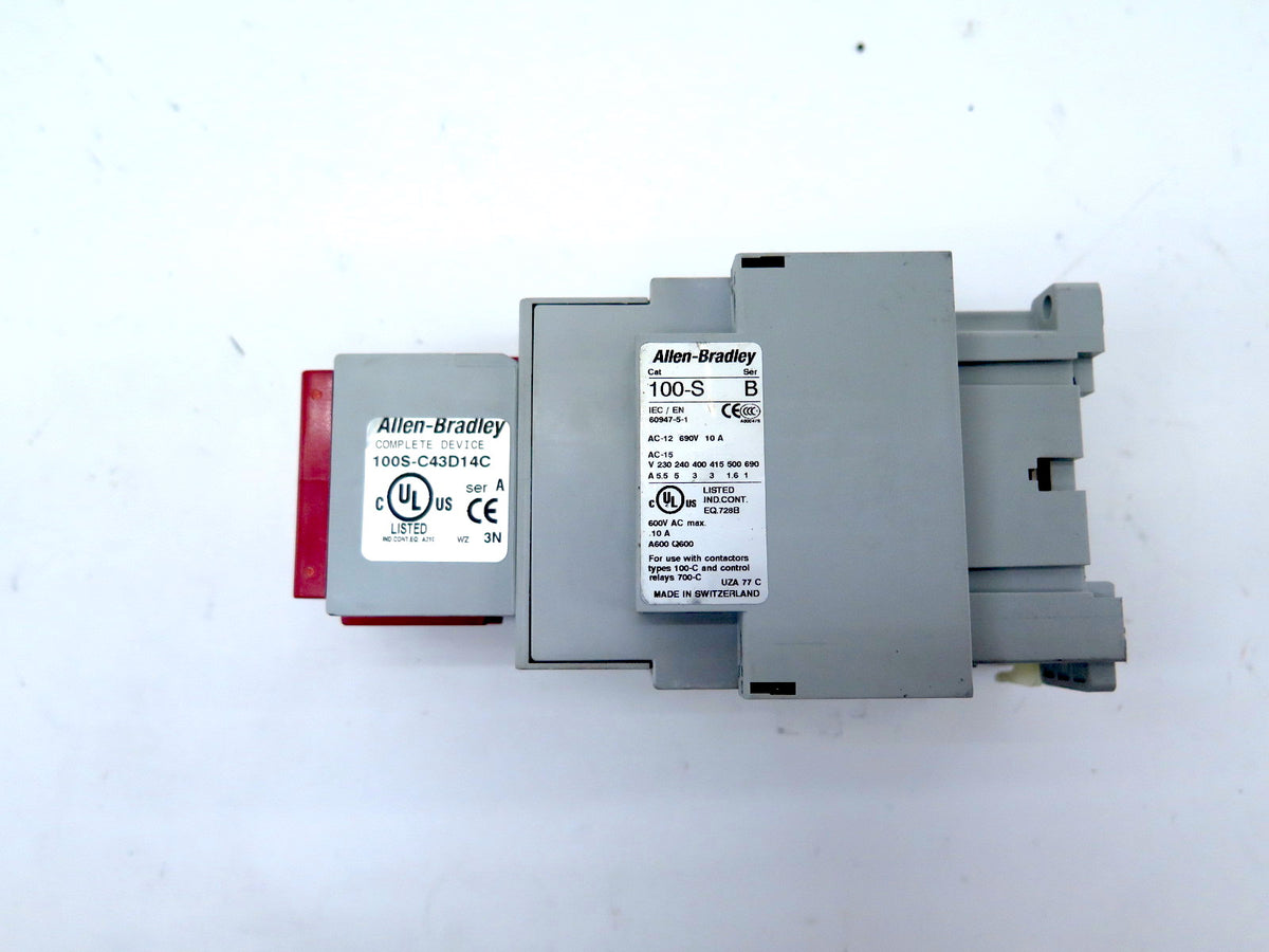 Allen-Bradley 100S-C43D14C GuardMaster Safety Relay 100-C43*00 120Vac Coil - Advance Operations