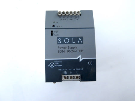 Emerson SDN 1-24-100P Power Supply 115/230Vac Output: 24Vdc - Advance Operations