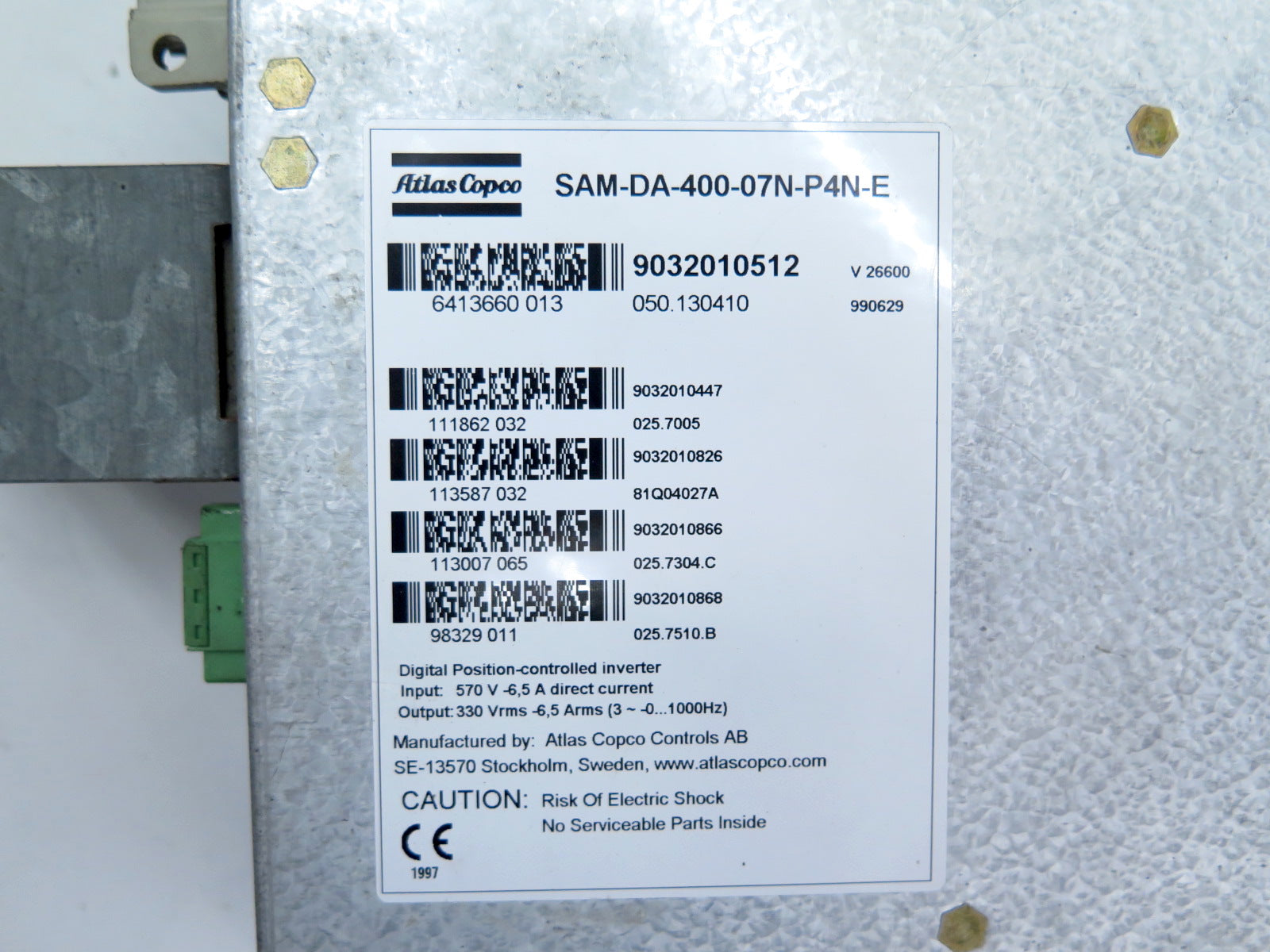 Socalpel SAM / Atlas Copco SAM-DA-400-07N-P4N-E Smart Axis Manager - Advance Operations