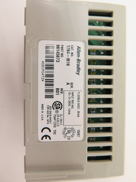 Allen-Bradley 1794-IB16 24Vdc Sink Input Module Flex I/O LOT OF 2 - Advance Operations